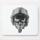 Jagdflieger-Sturzhelm und Höhenmesser Mousepad (Vorne)