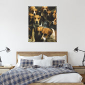 Jagdfoxhounds, Galway Blazers, Irland Leinwanddruck (Insitu (Schlafzimmer))