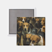 Jagdfoxhounds, Galway Blazers, Irland Magnet (Vorderseite/Rückseite)