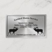 Jagdführer Berufliche Tätigkeiten im Freien Visitenkarte (Vorderseite)