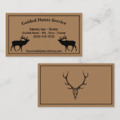 Jagdführer Berufliche Tätigkeiten im Freien Visitenkarte (Vorne/Hinten)