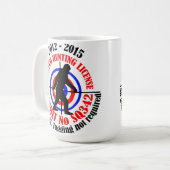 Jagdgenehmigung Kaffeetasse (Vorderseite Links)