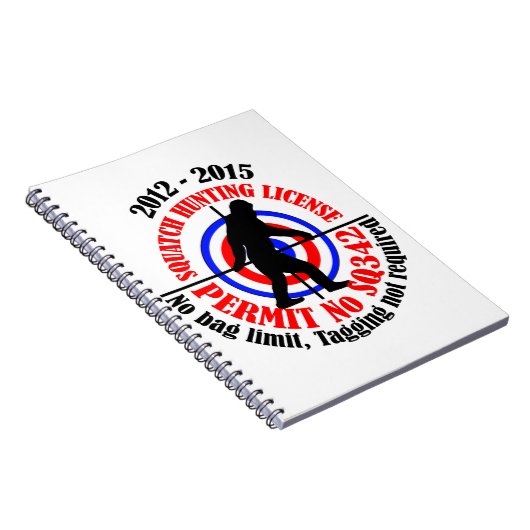 Jagdgenehmigung Notizblock (Rechte Seite)