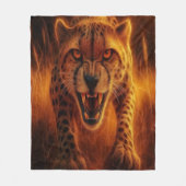 Jagdgepard Fleecedecke (Vorderseite)