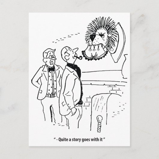 Jagdgeschichten, Spaß, Vintag Postkarte (Vorderseite)