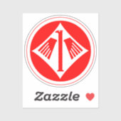 Jagdgeschwader 1 (JG 1) Oesau Insignia Aufkleber (Blatt)