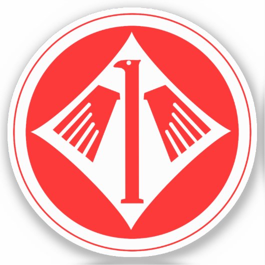 Jagdgeschwader 1 (JG 1) Oesau Insignia Aufkleber (Vorderseite)