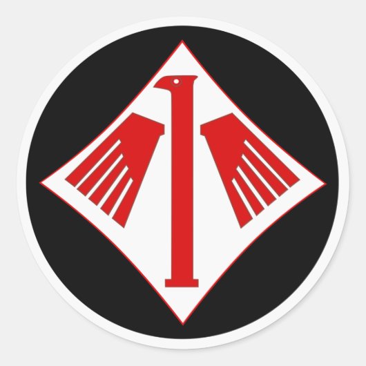 Jagdgeschwader 1 Richthofen Runder Aufkleber (Vorderseite)