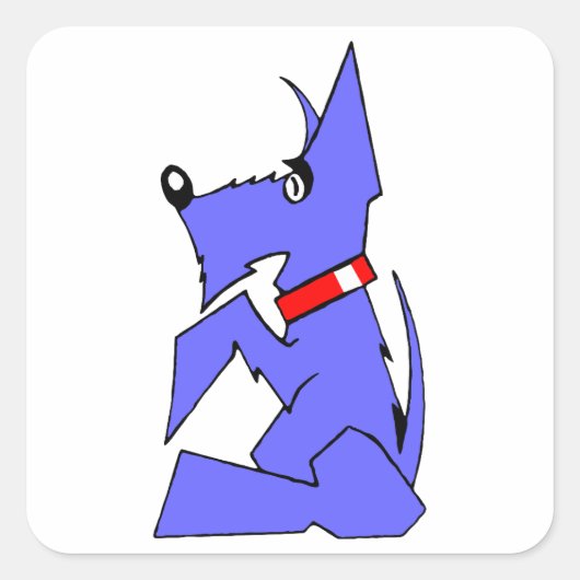 Jagdgeschwader 2 (JG 2) Graf von Sponeck Emblem Quadratischer Aufkleber (Vorderseite)