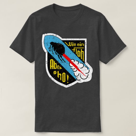 Jagdgeschwader 400 Messerschmitt Me 163 Komet Grun T-Shirt (Design vorne)
