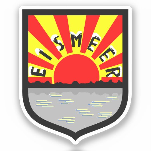 Jagdgeschwader 5 (JG 5) Gruppe I Emblem - Eismeer Aufkleber (Vorderseite)