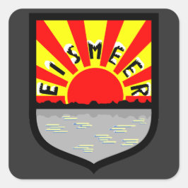 Jagdgeschwader 5 (JG 5) Gruppe I Emblem - Eismeer Quadratischer Aufkleber