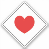 Jagdgeschwader 77 (JG 77) Herz als Insignien Aufkleber (Vorderseite)