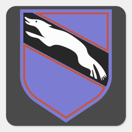 Jagdgeschwader 7 "Nowotny" (JG 7) Emblem Quadratischer Aufkleber (Vorderseite)