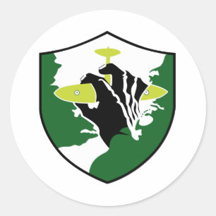 Jagdgeschwader JG 52 1. Gruppe I fruh Runder Aufkleber