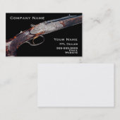 Jagdgewehr-Visitenkarte 2 Visitenkarte (Vorne/Hinten)