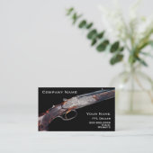 Jagdgewehr-Visitenkarte 2 Visitenkarte (Stehend Vorderseite)