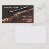 Jagdgewehr-Visitenkarte Visitenkarte (Vorne/Hinten)