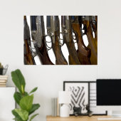 Jagdgewehre Poster (Heimbüro)