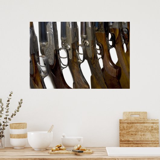 Jagdgewehre Poster (Küche)