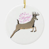 JagdGirl Keramik Ornament (Vorne)