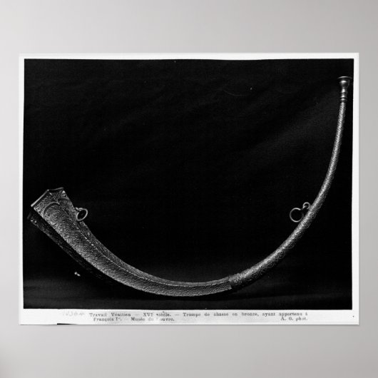 Jagdhorn von Francois I Poster (Vorne)