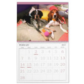 Jagdhund-Bezirks-18-monatiger Kalender (Feb 2027)