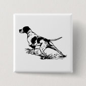 Jagdhund Button (Vorderseite)