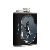 Jagdhund-Flaschen-kundenspezifische Flachmann (Rechts)