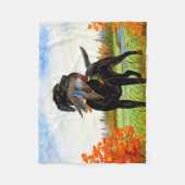 Jagdhund Fleece Blanket (Vorderseite)