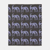 Jagdhund-Fleece-DeckeThrow Fleecedecke (Vorderseite)