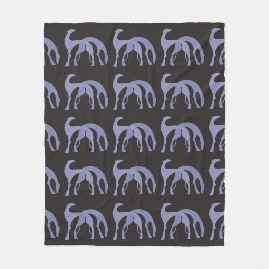 Jagdhund-Fleece-DeckeThrow Fleecedecke (Vorderseite)