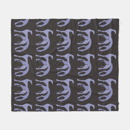 Jagdhund-Fleece-DeckeThrow Fleecedecke (Vorderseite (Horizontal))