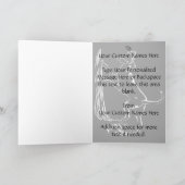 Jagdhund-Hund kardiert personalisierte Karte (Innenseite)