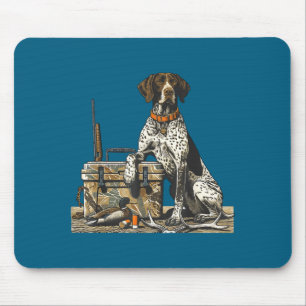 Jagdhund Inter Bird Dog Entenjäger Camo Retrie Mousepad