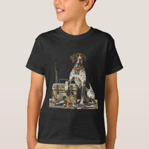 Jagdhund Inter Bird Dog Entenjäger Camo Retrie T-Shirt
