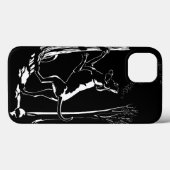 Jagdhund iPhone 4 Fall-Jagd-Hundekunst-Fall Case-Mate iPhone Hülle (Rückseite (Horizontal))