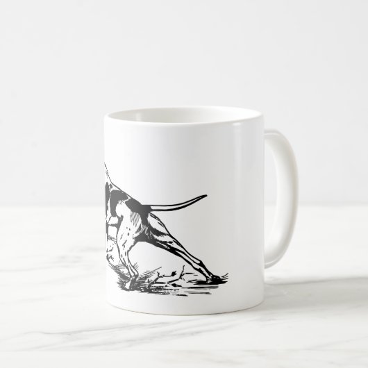Jagdhund Kaffeetasse (VorderseiteRechts)