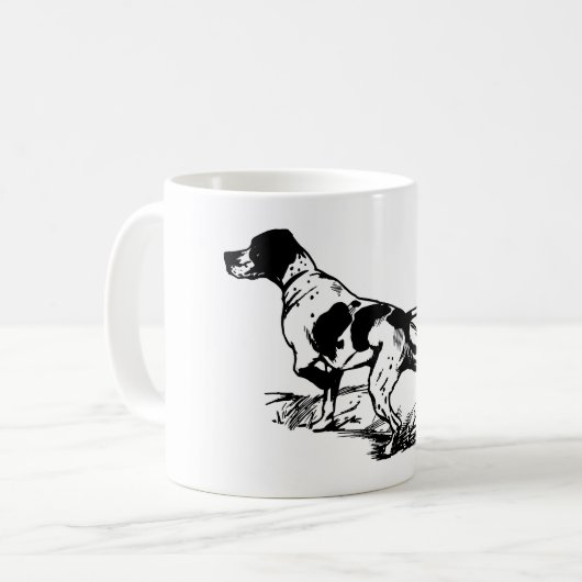 Jagdhund Kaffeetasse (Vorderseite Links)