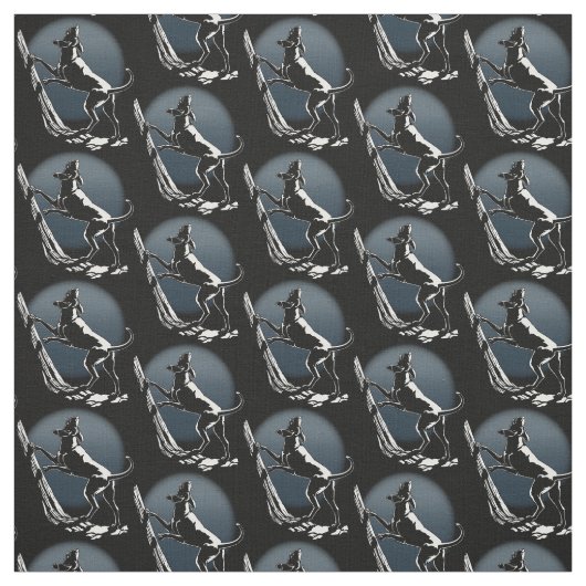 Jagdhund-Kunst-Gewebe-Gewebe-Jagd-Hundemuster Stoff (Muster)