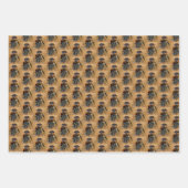 Jagdhund mit anstrengender Wildvogel Jagd Sport Geschenkpapier Set (Vorderseite 2)