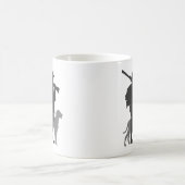 Jagdhund mit Jäger - Farbe wählen Kaffeetasse (Mittel)