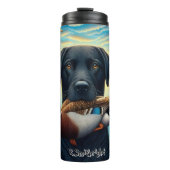 Jagdhund mit Mallard Duck Thermosbecher (Vorderseite)