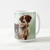 Jagdhund mit Vogel im Maul Kaffeetasse (VorderseiteRechts)
