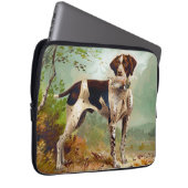 Jagdhund mit Vogel im Maul Laptopschutzhülle (Vorne Rechts)