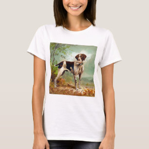 Jagdhund mit Vogel im Maul T-Shirt