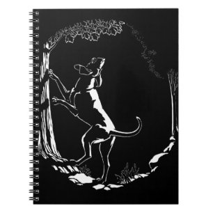Jagdhund-Notizbuch-Hundezeitschriften-Buch Notizblock