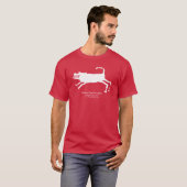 Jagdhund Petroglyph T-Shirt (Vorne ganz)