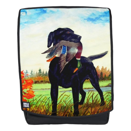 Jagdhund Rucksack (Vorderseite)