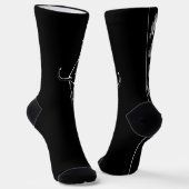 Jagdhund Socken Hound Dog Socken Anpassen (Gewinkelt)